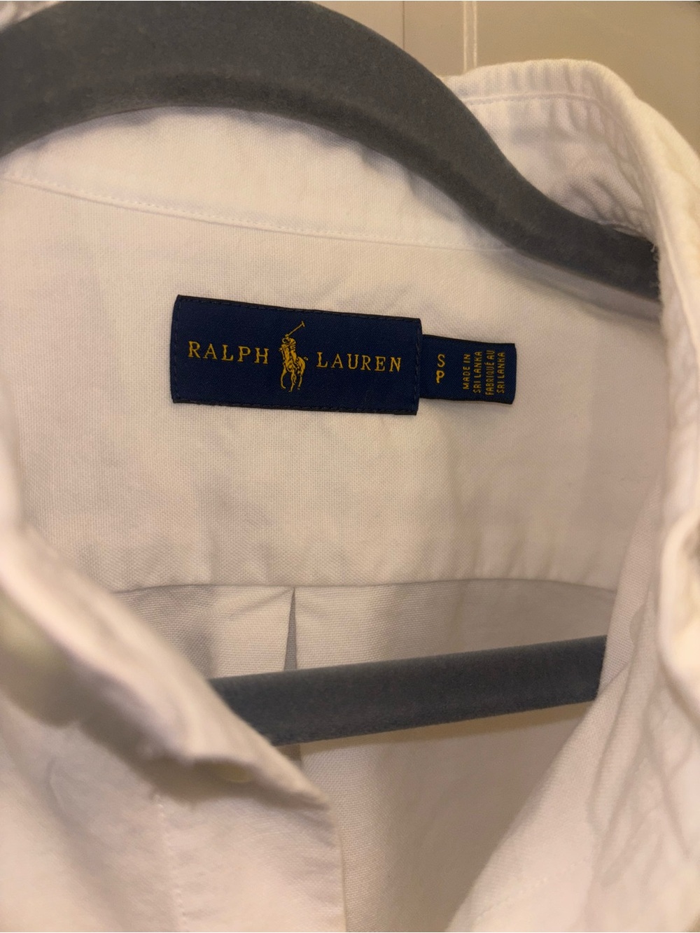 White long sleeve button down Ralph Lauren shirt - Picture 6 of 6